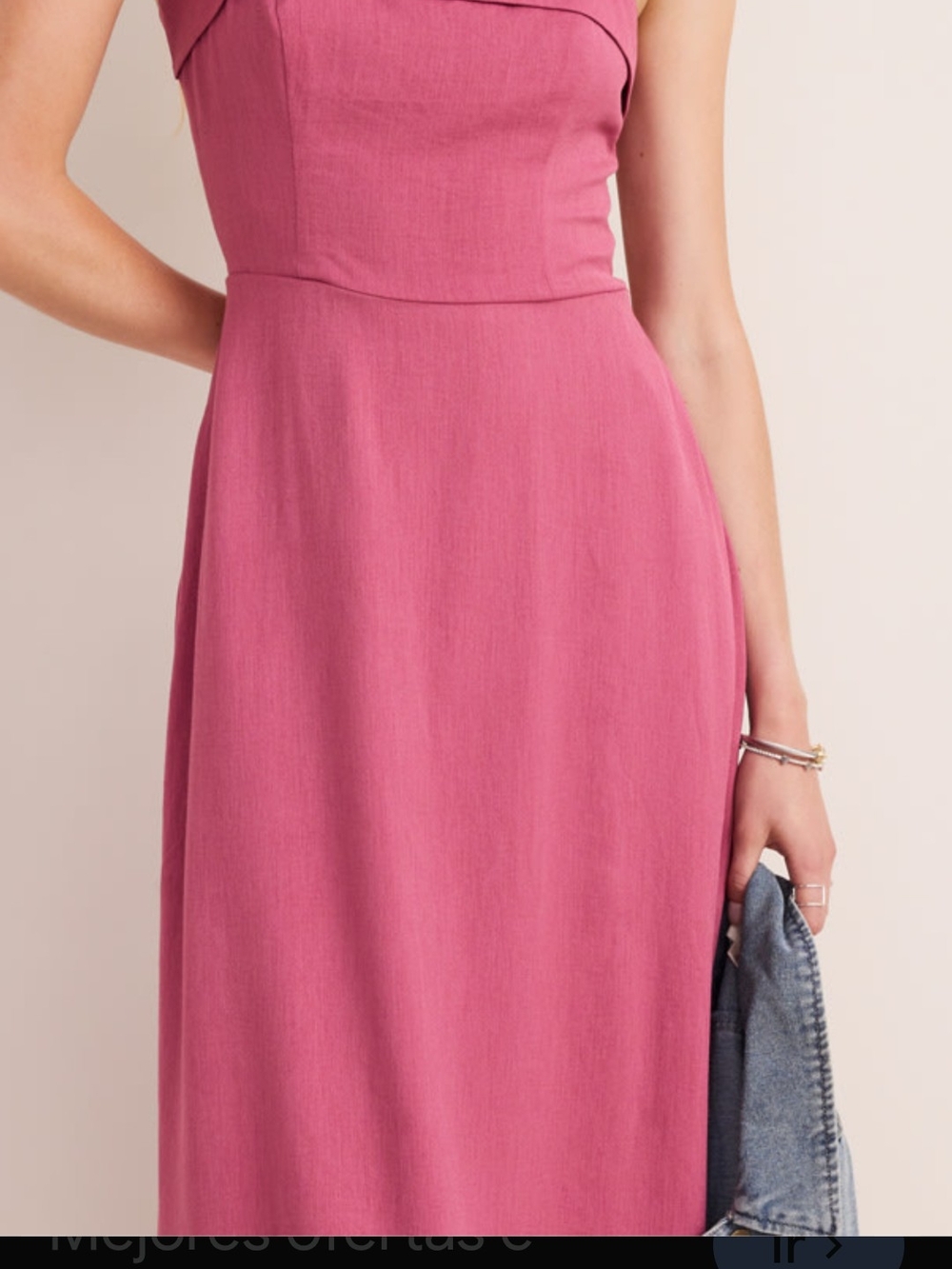 Francesca's Collections Rose Pink Sleeveless Maxi Dress
